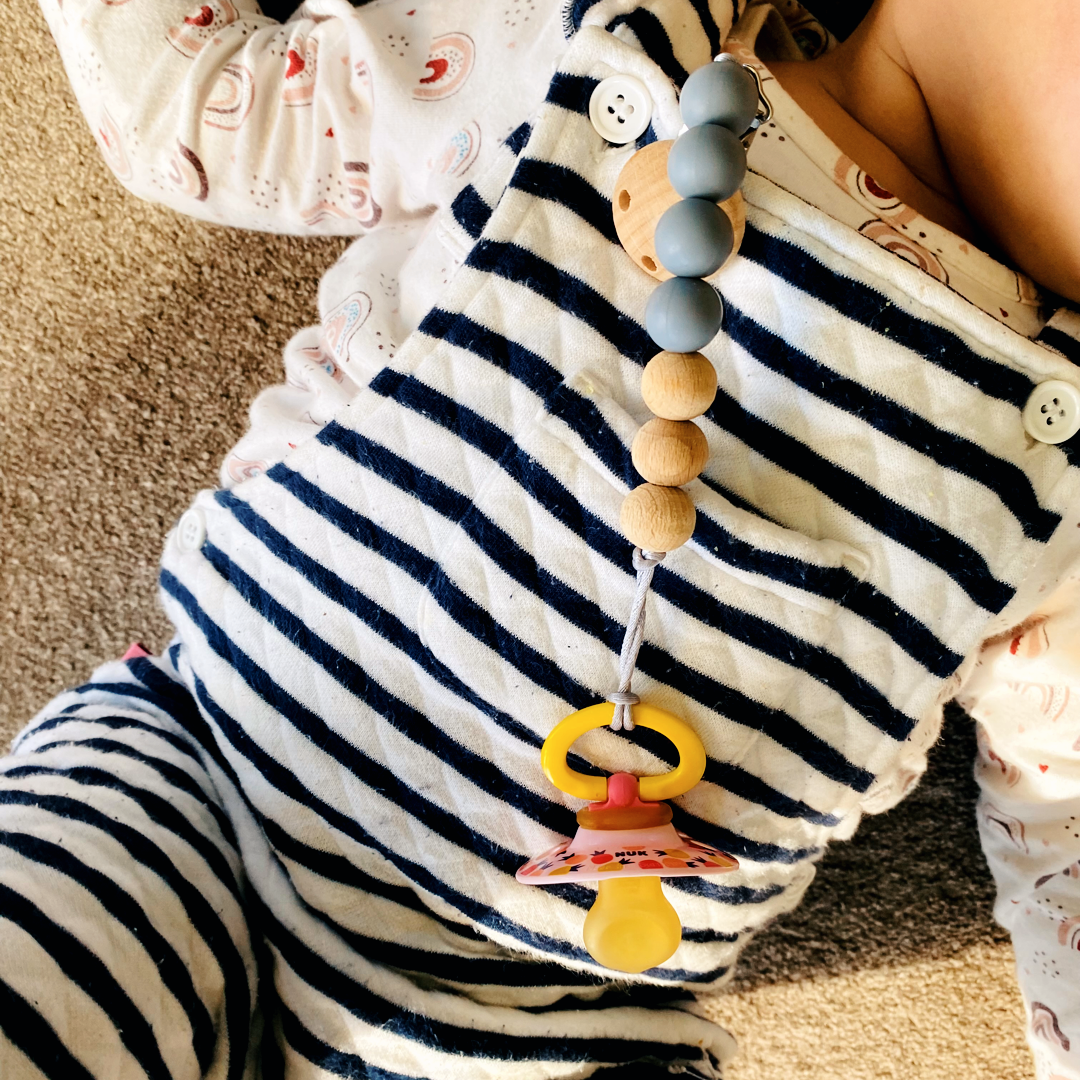 Pacifier Clip & Teether Dummy